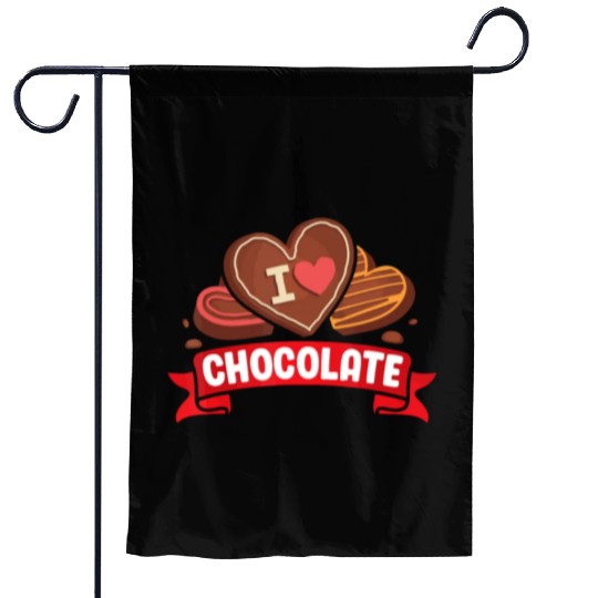 I Love Chocolate Sweets Candy Chocolate Bar Garden Flags