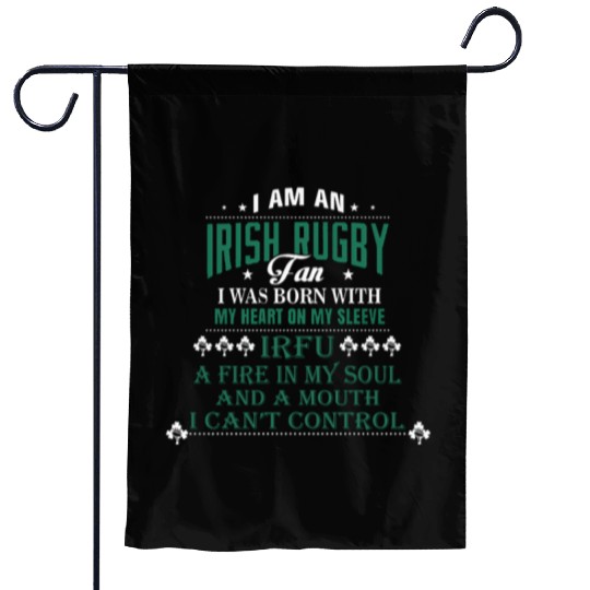 I Am An Irish Rugby Garden Flags
