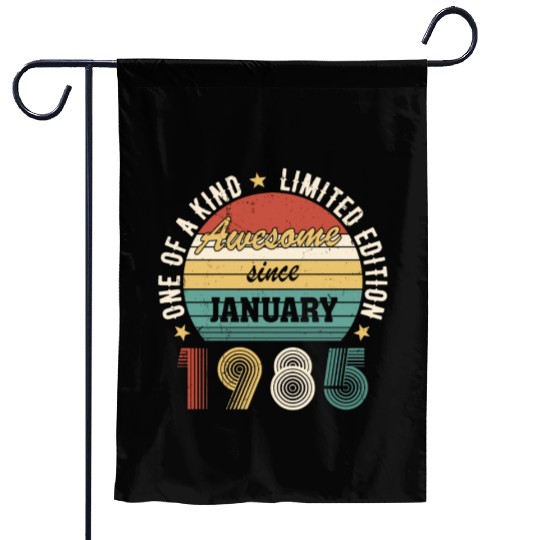 Awesome Since January 1985 Limited Edition Garden Flags