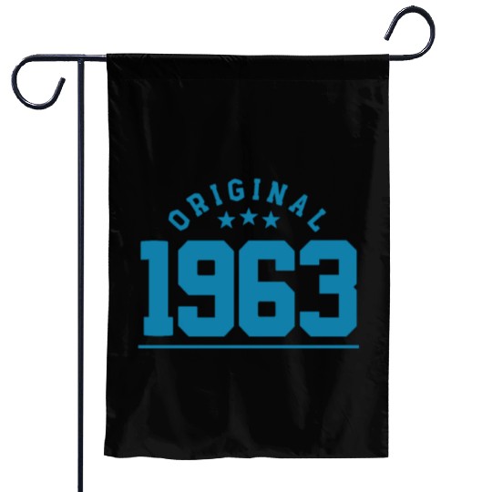 60 Years Vintage 1963 Retro 60th Birthday Garden Flags