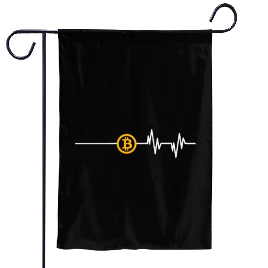 Bitcoin Cryptocurrency Bitcoin BTC Garden Flags