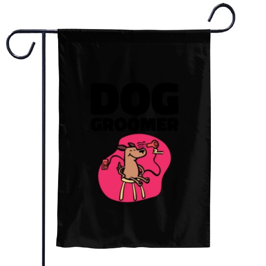 Dog Groomer Canine Grooming Hygiene Garden Flags