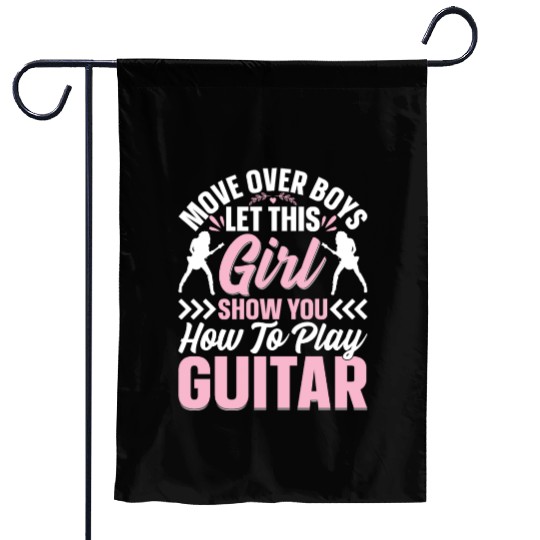 Guitarist Guitar Player Girls - Girl Guitar Player Garden Flags
