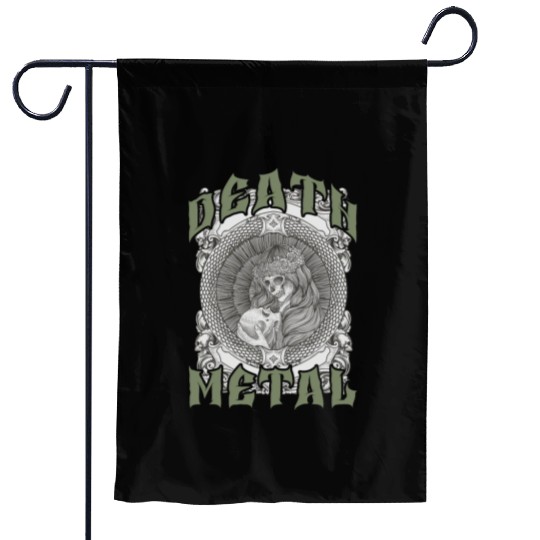 Goth Rock Satan Festivals Death Metal Garden Flags