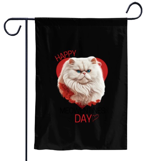 valentine's day cat Kitty Valentine Gift for her Garden Flags