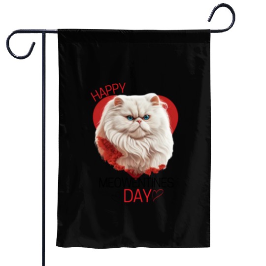 valentine's day cat Kitty Valentine Gift for her Garden Flags