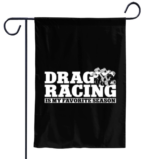 Drag Racing Race Car Drag Racing Garden Flags