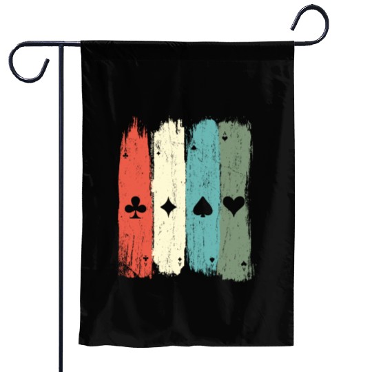 Vintage Ace Pips Casino Blackjack Gambling Poker C Garden Flags