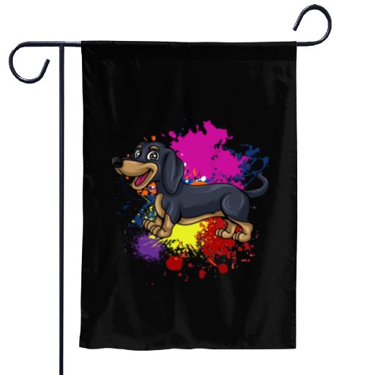 Dachshund Gift Dixie Wiener Doxie Dackel Garden Flags