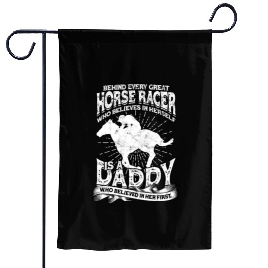 Horse Racing Equestrian Horseback Horse Racer Garden Flags