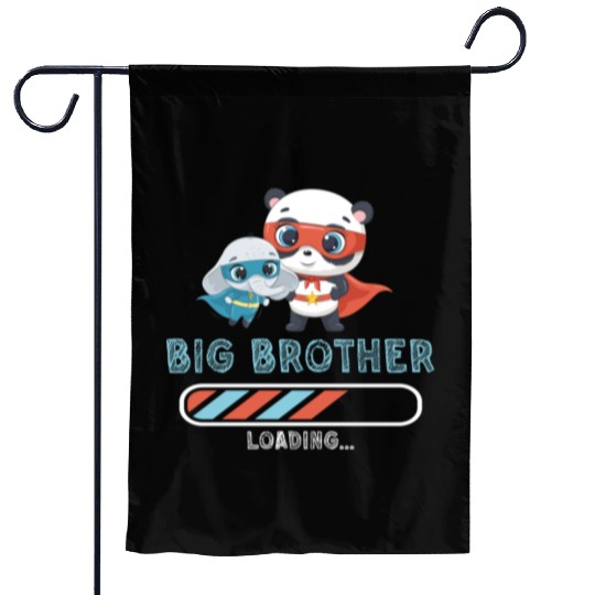 Big brother super hero panda elephant 2023 Garden Flags