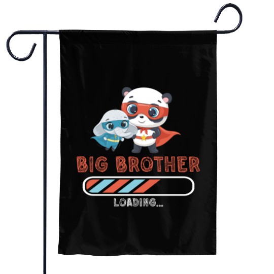 Big brother super hero panda elephant 2023 Garden Flags