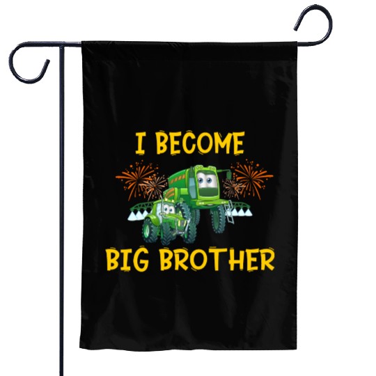 Big brother farmer tractor 2023 Garden Flags