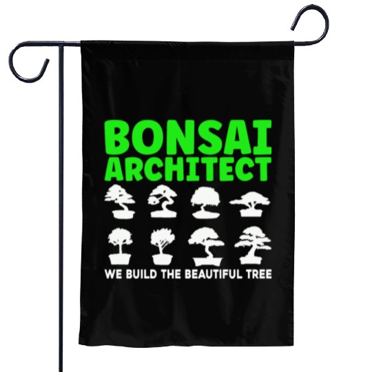 Bonsai Tree Owner Gift Bonsai Tree Gardening Garden Flags