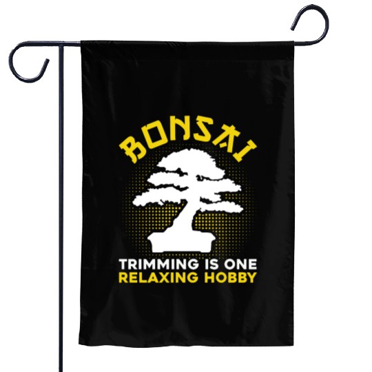Bonsai Tree Owner Gift Bonsai Tree Gardening Garden Flags
