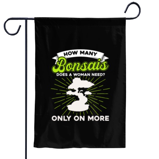 Bonsai Tree Owner Gift Bonsai Tree Gardening Garden Flags