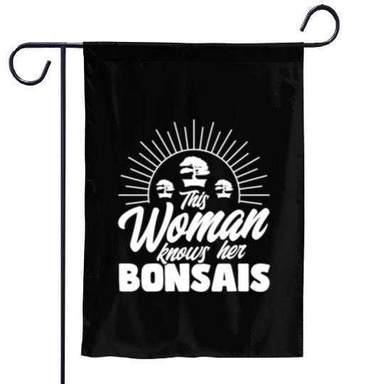 Bonsai Tree Owner Gift Bonsai Tree Gardening Garden Flags