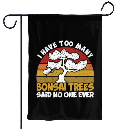 Bonsai Tree Owner Gift Bonsai Tree Gardening Garden Flags
