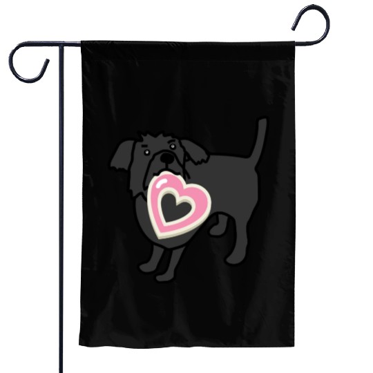 valentines day Dog puppy pet owners gift be mine Garden Flags