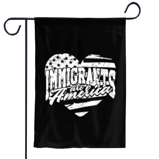 US Immigrant Indigenous USA Immigrants america Garden Flags