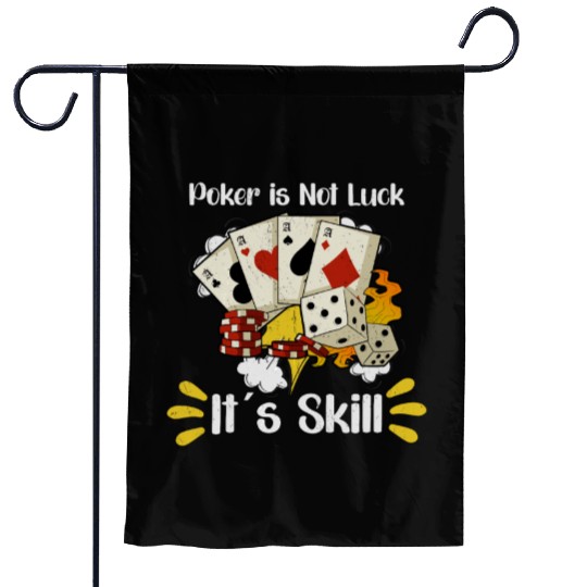 Poker Casino Poker Player Gambling Roulette Gift Garden Flags