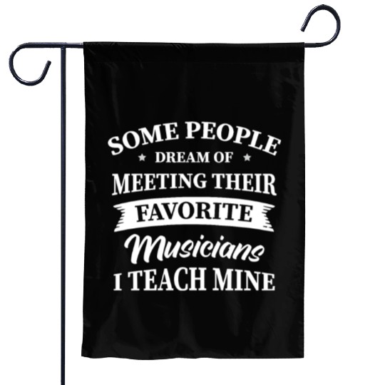Music Teacher Garden Flags