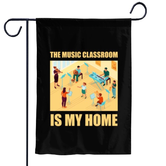 Music Teacher Garden Flags