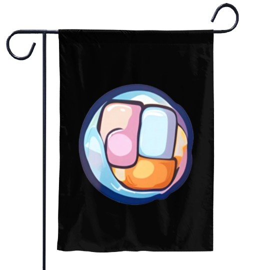 Rainbow Ice is Very Nice Garden Flags