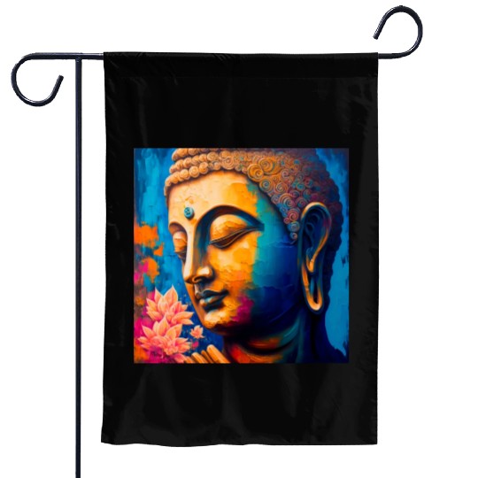 The Flowering Buddha Garden Flags