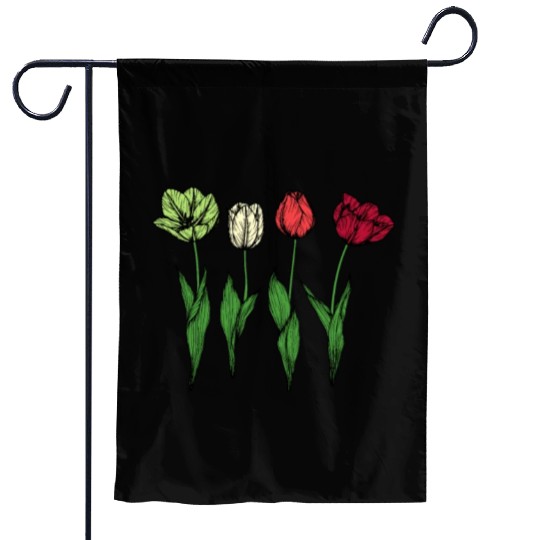 Tulip Gardening Tulips Garden Flags