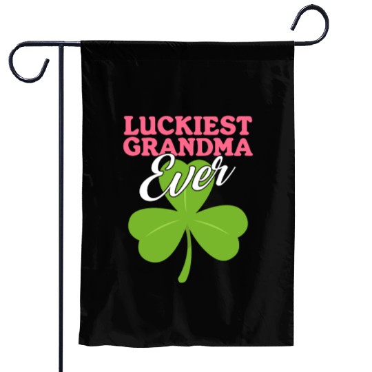 Luckiest Grandma St. Patricks Day Garden Flags