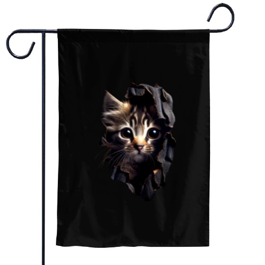 Cat Art Design Cute Cat Mom Meow Paws I Love Cats Garden Flags
