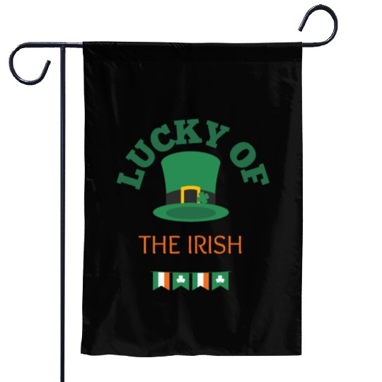 luck of the irish , St Patrick day Garden Flags