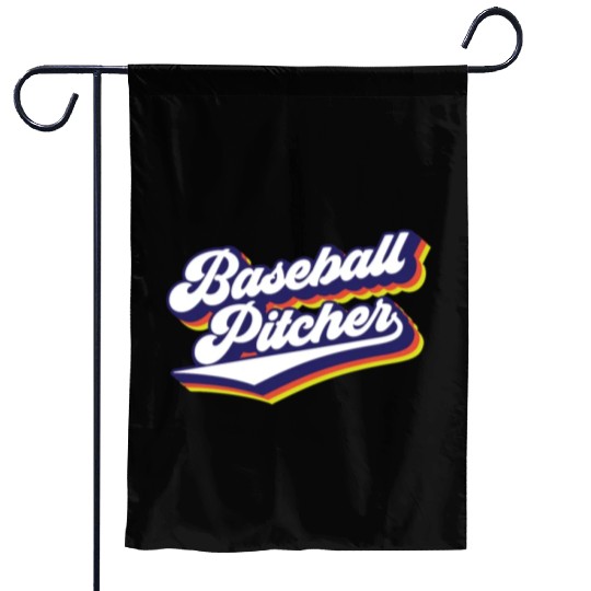 Baseball Pitcher Sayings Player Hobby Garden Flags