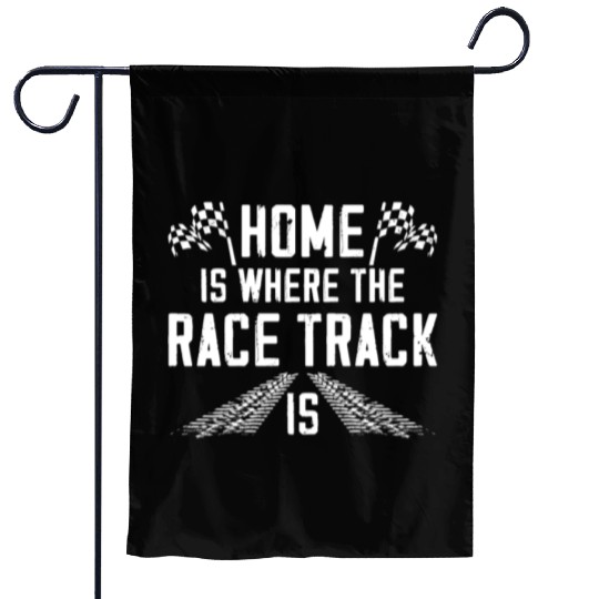 Drag Racing Race Car Vintage Home Garden Flags
