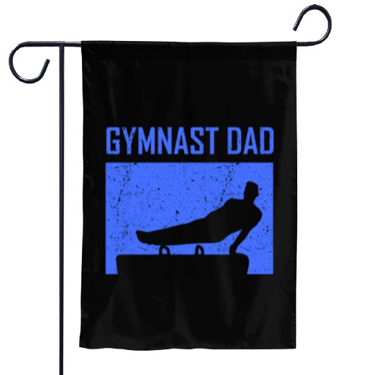 Gymnast Dad Sports Gymnasts Lover Gymnastics Garden Flags