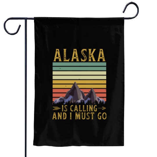 Alaska Garden Flags Men's Women Children USA North Pole