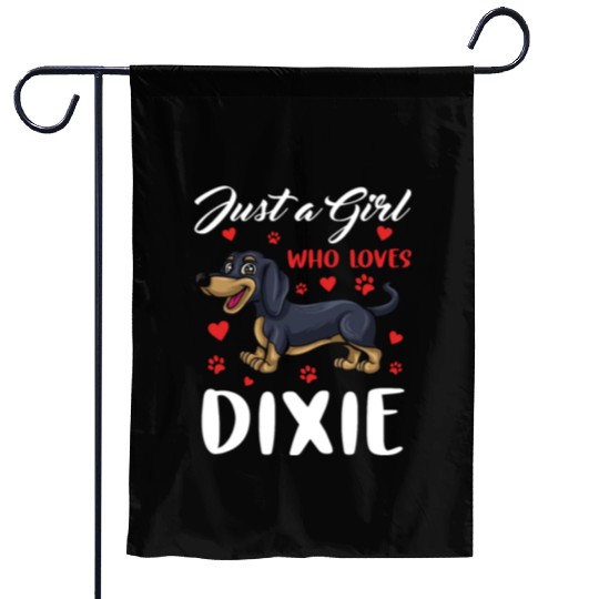 Dachshund Gift Dixie Wiener Doxie Dackel Garden Flags