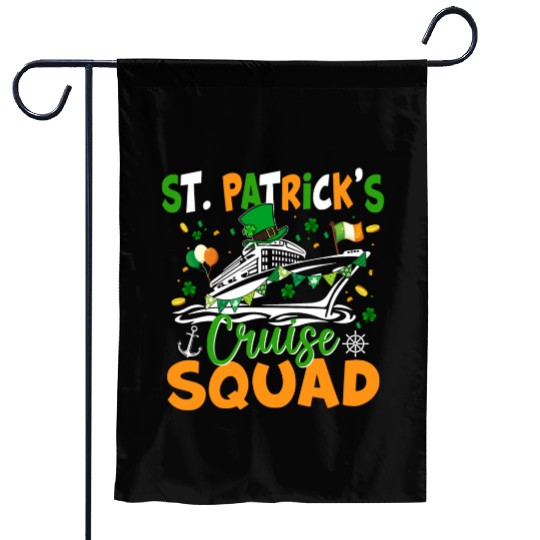 St Patrick s Day Cruise Squad Happy Patricks Day Garden Flags