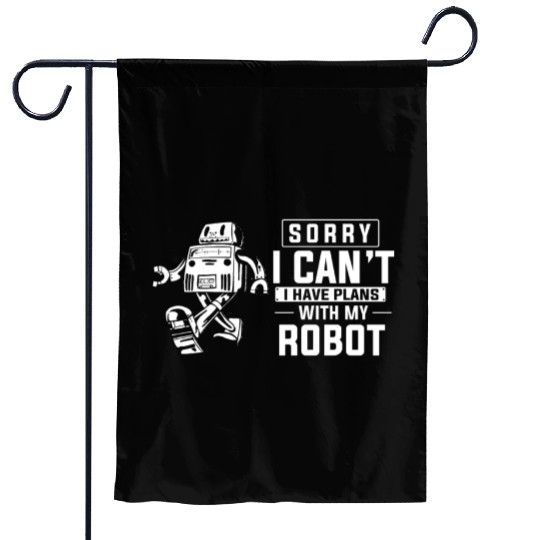 Robotics, Robot Engineer Garden Flags