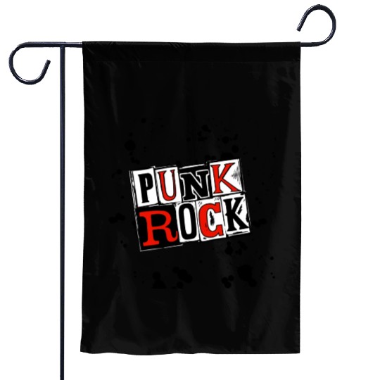 PUNK ROCK Garden Flags