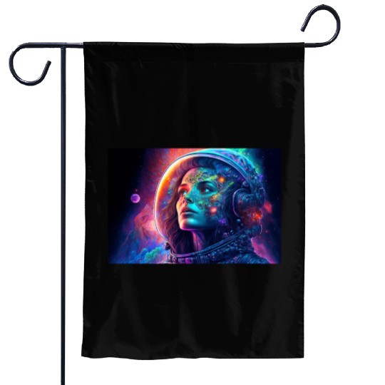 Psychedelic Astronauts 2 Garden Flags