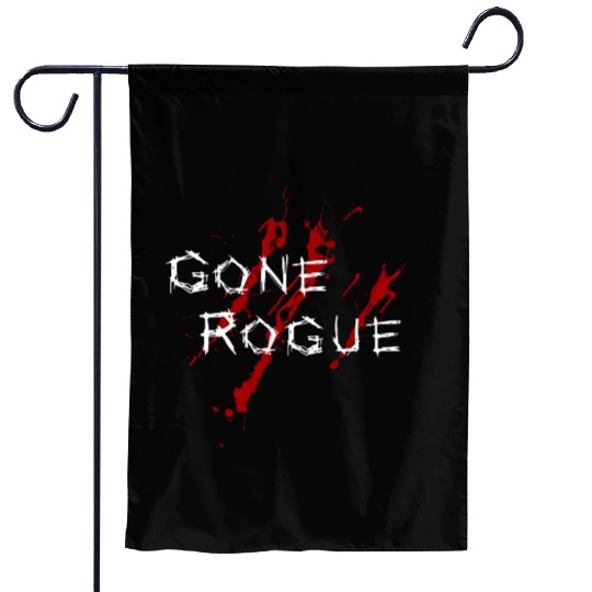 Gone Rogue Detroit Bloody Garden Flags
