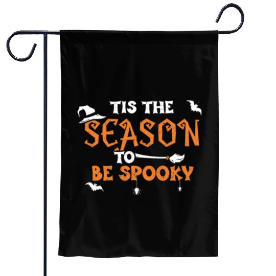 Tis The Season To Be Spooky Garden Flags
