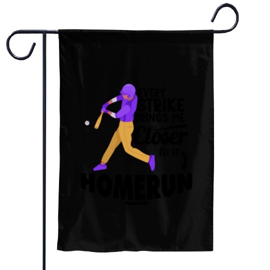 Baseball Pitcher Baseball Racket Sport Garden Flags