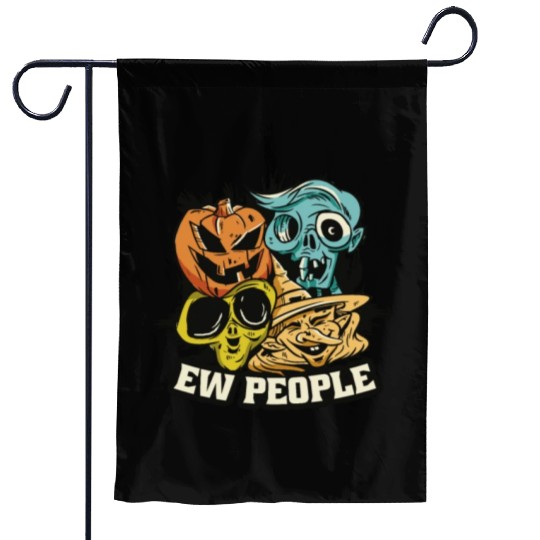 People zombies halloween People zombies halloween Garden Flags