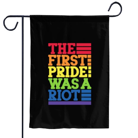 The First Pride Was A Riot, LGBT Rainbow Garden Flags