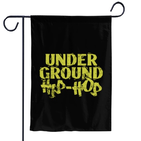 Under Ground Hip Hop Music Direction Rap Garden Flags
