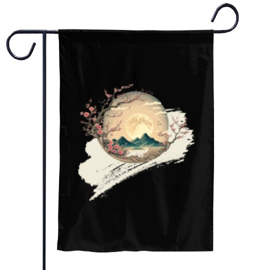 Cherry Blossom Spring Japan Nature Garden Flags