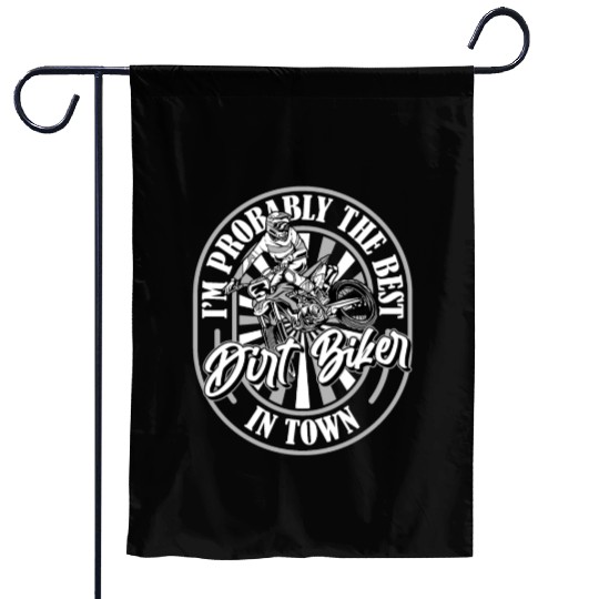 Dirt Bike Mx Motocross Supermoto Funny Garden Flags
